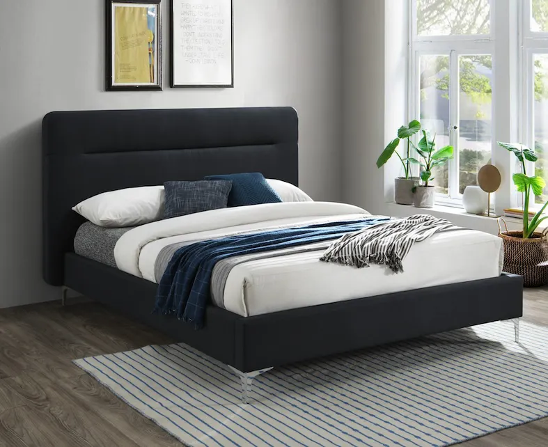 Genoa Charcoal Bed Frame